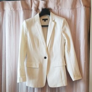 Ann Taylor White Blazer
